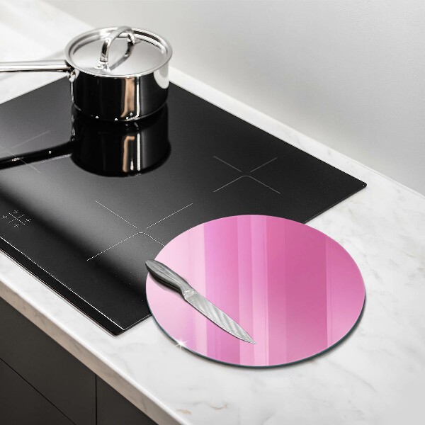 Chopping board glass Pink color