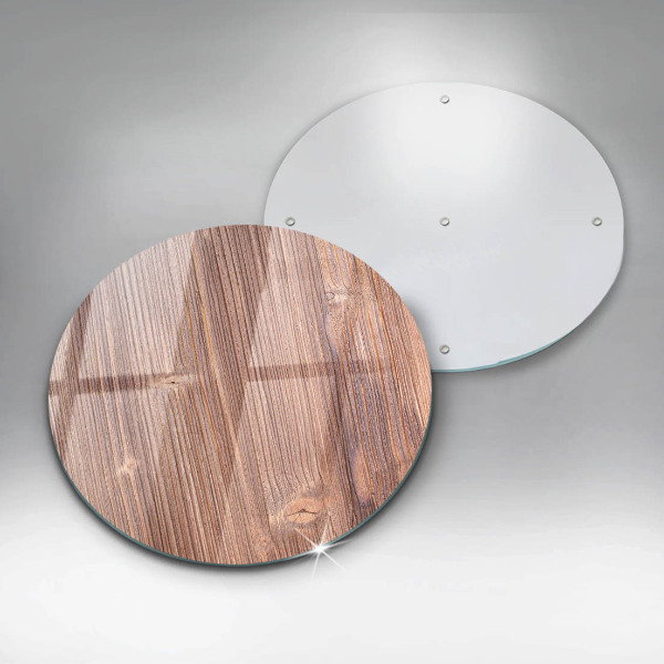 Chopping board glass Natural wood