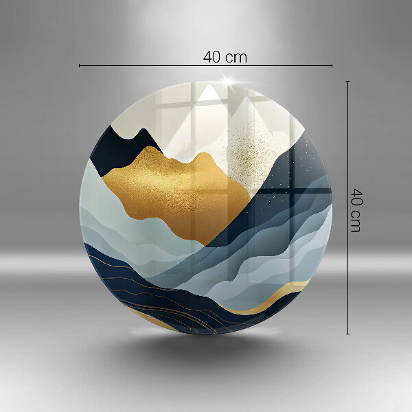 Chopping board Abstract mountains