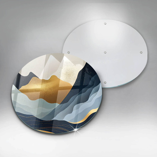 Chopping board Abstract mountains