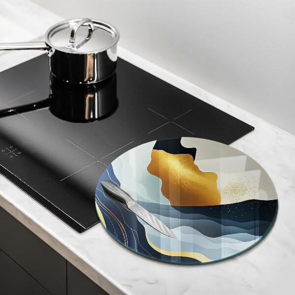 Chopping board Abstract mountains