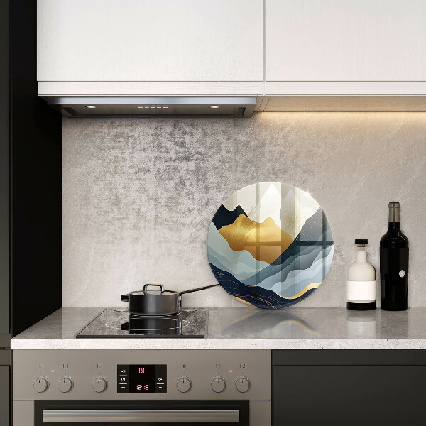 Chopping board Abstract mountains