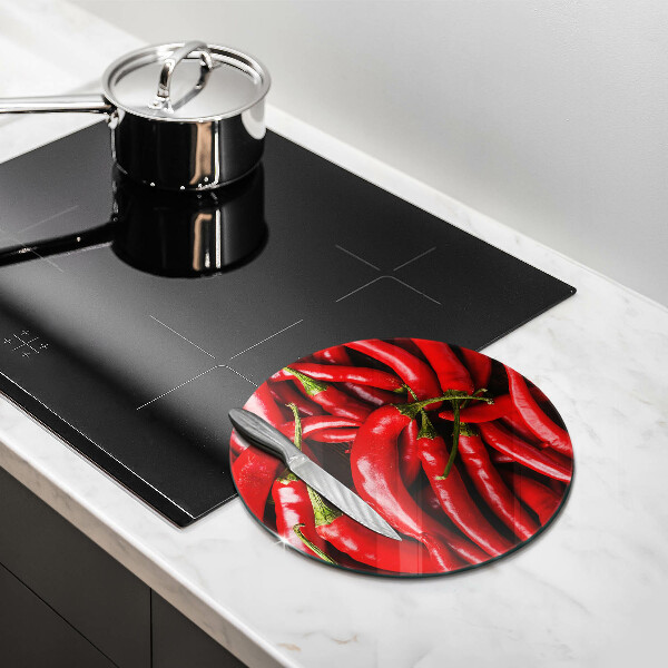 Chopping board Hot chili peppers