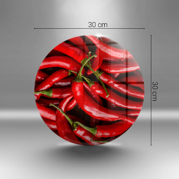 Chopping board Hot chili peppers