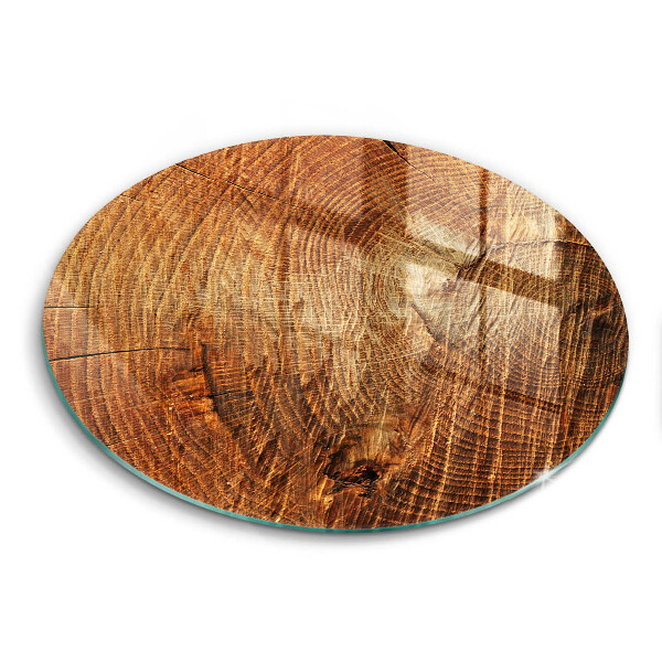 Chopping board glass Wood grain