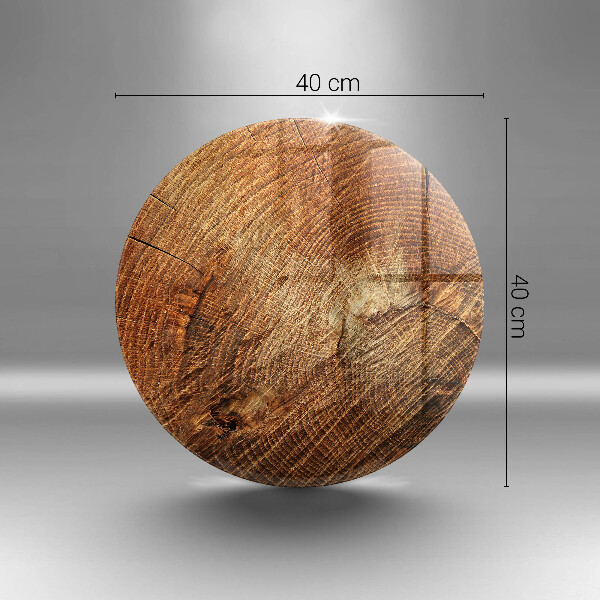 Chopping board glass Wood grain