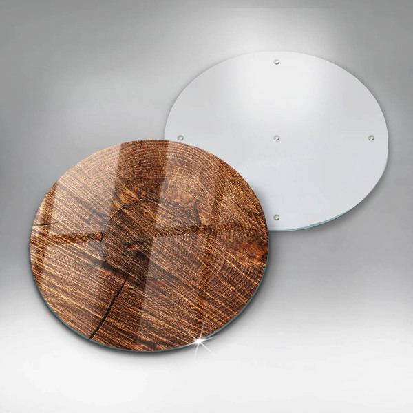 Chopping board glass Wood structure