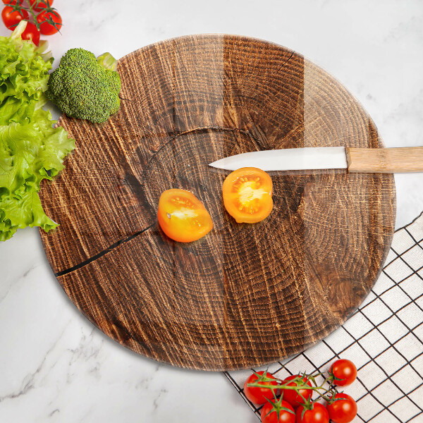 Chopping board glass Wood structure