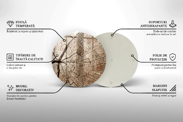 Chopping board glass Tree