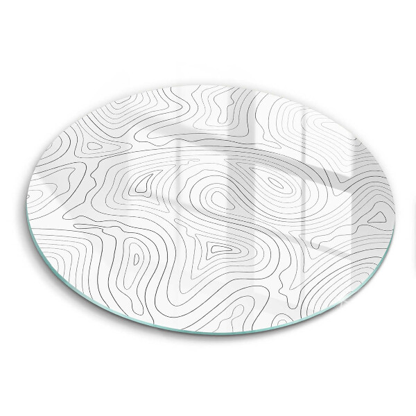 Chopping board glass Abstraction shapes