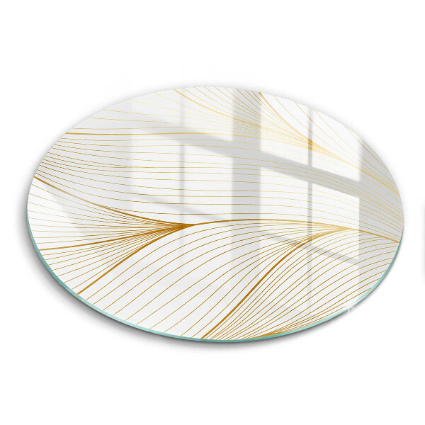 Chopping board glass Modern Line pattern