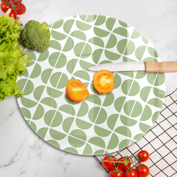 Chopping board glass Boho shapes