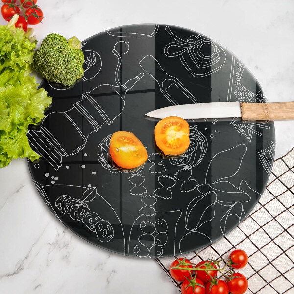 Chopping board glass Kitchen accessories