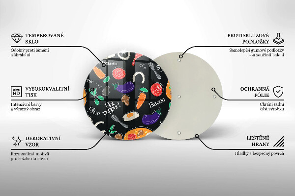 Chopping board glass Food illustration