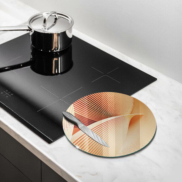 Glass cutting board Modern composition