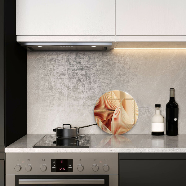 Glass cutting board Modern composition