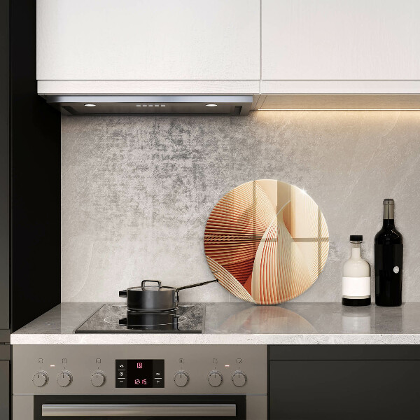 Glass cutting board Modern composition