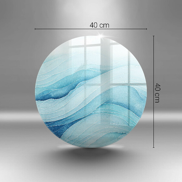 Chopping board Abstract waves