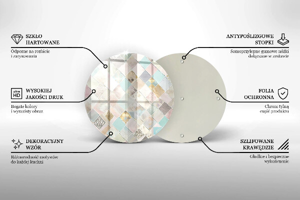 Chopping board Pastel composition
