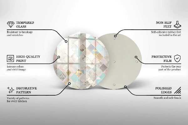 Chopping board Pastel composition