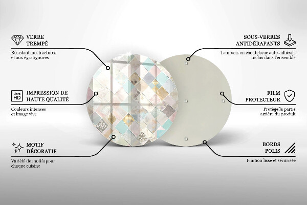 Chopping board Pastel composition