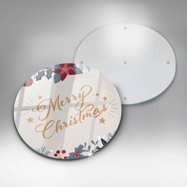 Chopping board The inscription Mera Christmas