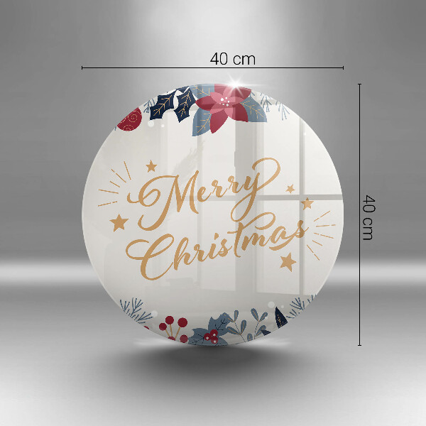 Chopping board The inscription Mera Christmas