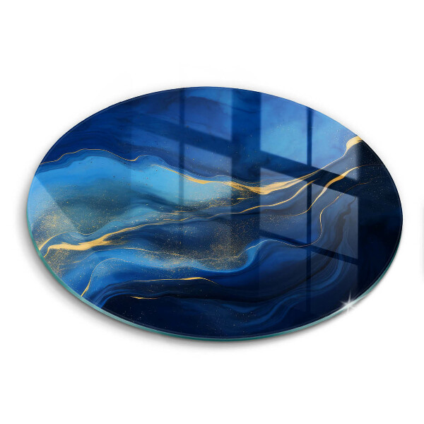 Chopping board Cobalt abstraction