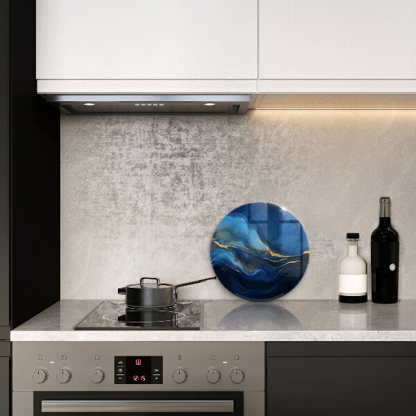 Chopping board Cobalt abstraction