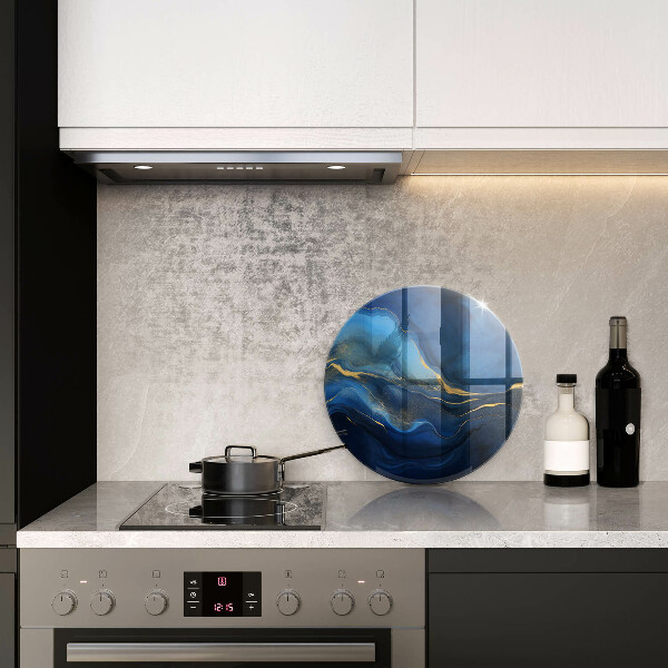 Chopping board Cobalt abstraction