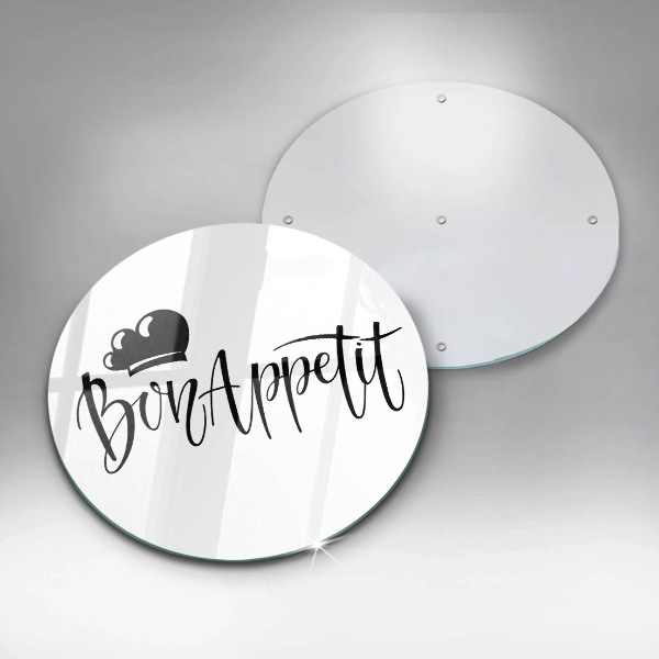 Chopping board The inscription Bon Appetit