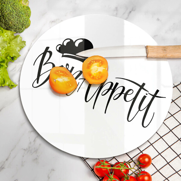 Chopping board The inscription Bon Appetit