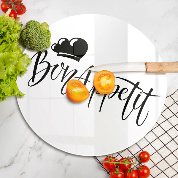 Chopping board The inscription Bon Appetit