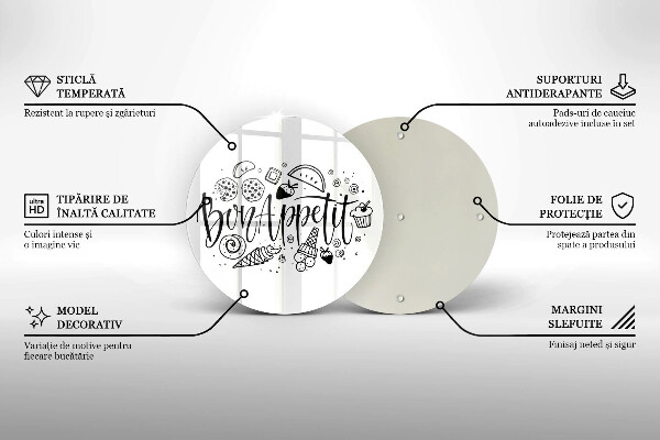 Chopping board The inscription Bon Appetit