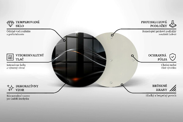Chopping board 3D design abstraction