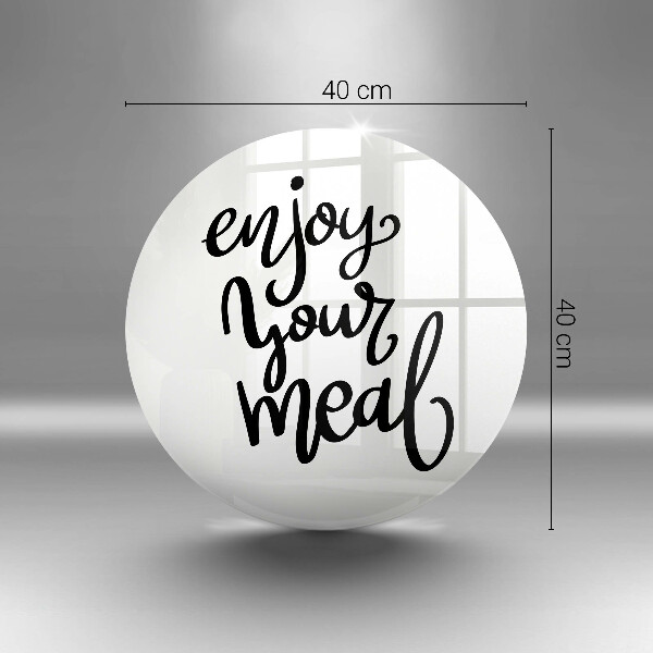 Chopping board The inscription Enjoy Yout Meal