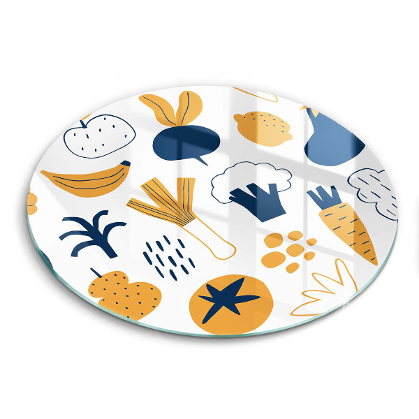 Chopping board glass Food illustration