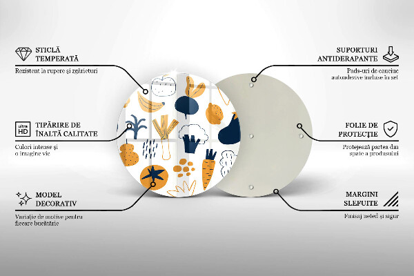 Chopping board glass Food illustration