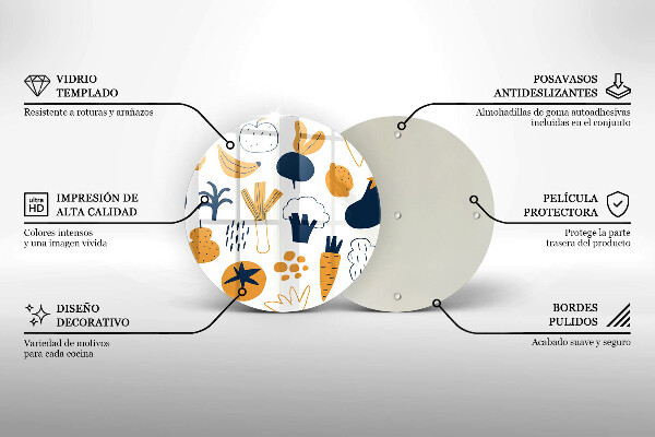 Chopping board glass Food illustration