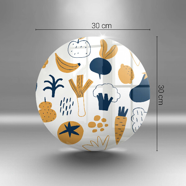 Chopping board glass Food illustration