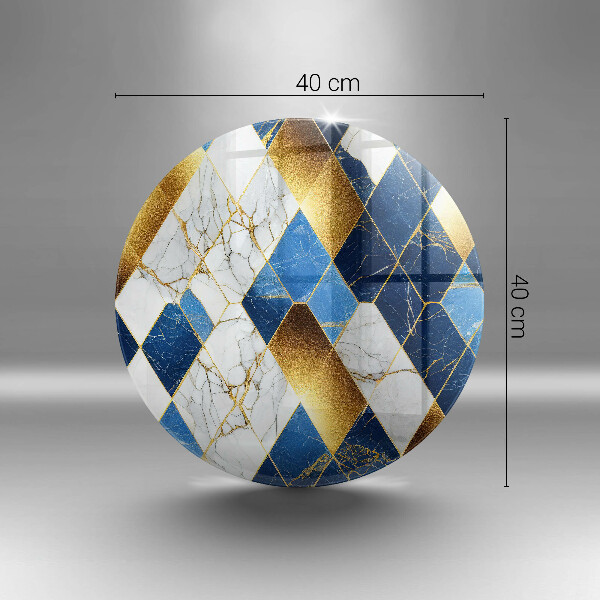 Chopping board Golden Rombs Marble