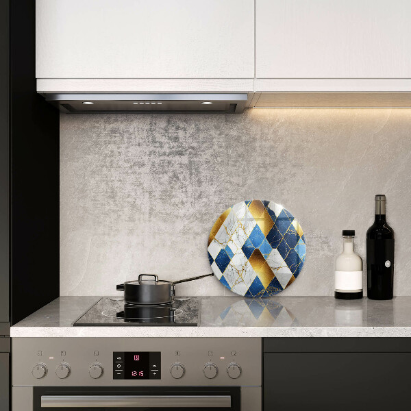 Chopping board Golden Rombs Marble