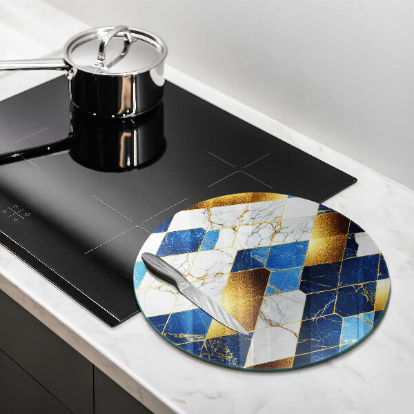 Chopping board Golden Rombs Marble