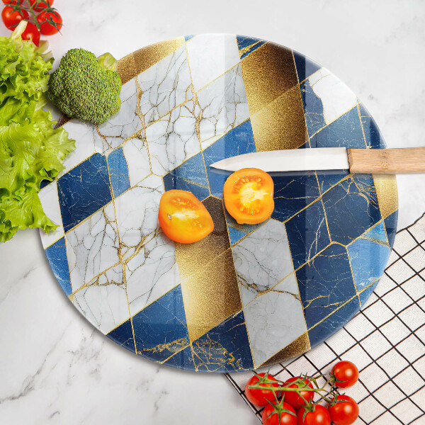 Chopping board Golden Rombs Marble