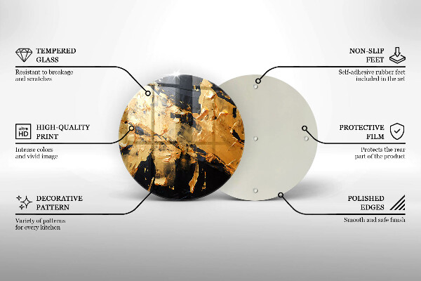 Chopping board Elegant paint texture