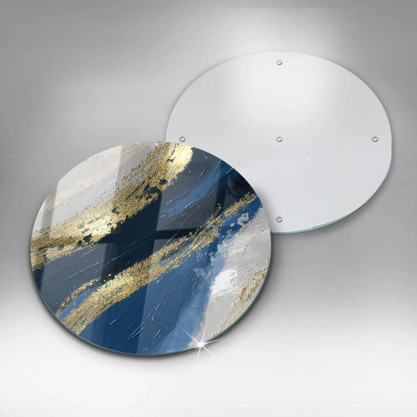 Chopping board Texture with gold