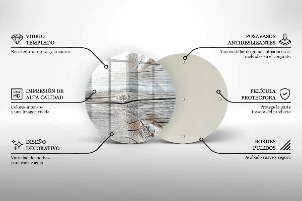 Chopping board Bright wood structure