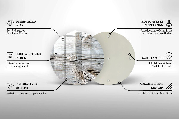 Chopping board Bright wood structure