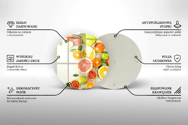 Chopping board Fruits citruses