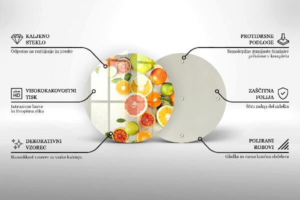 Chopping board Fruits citruses